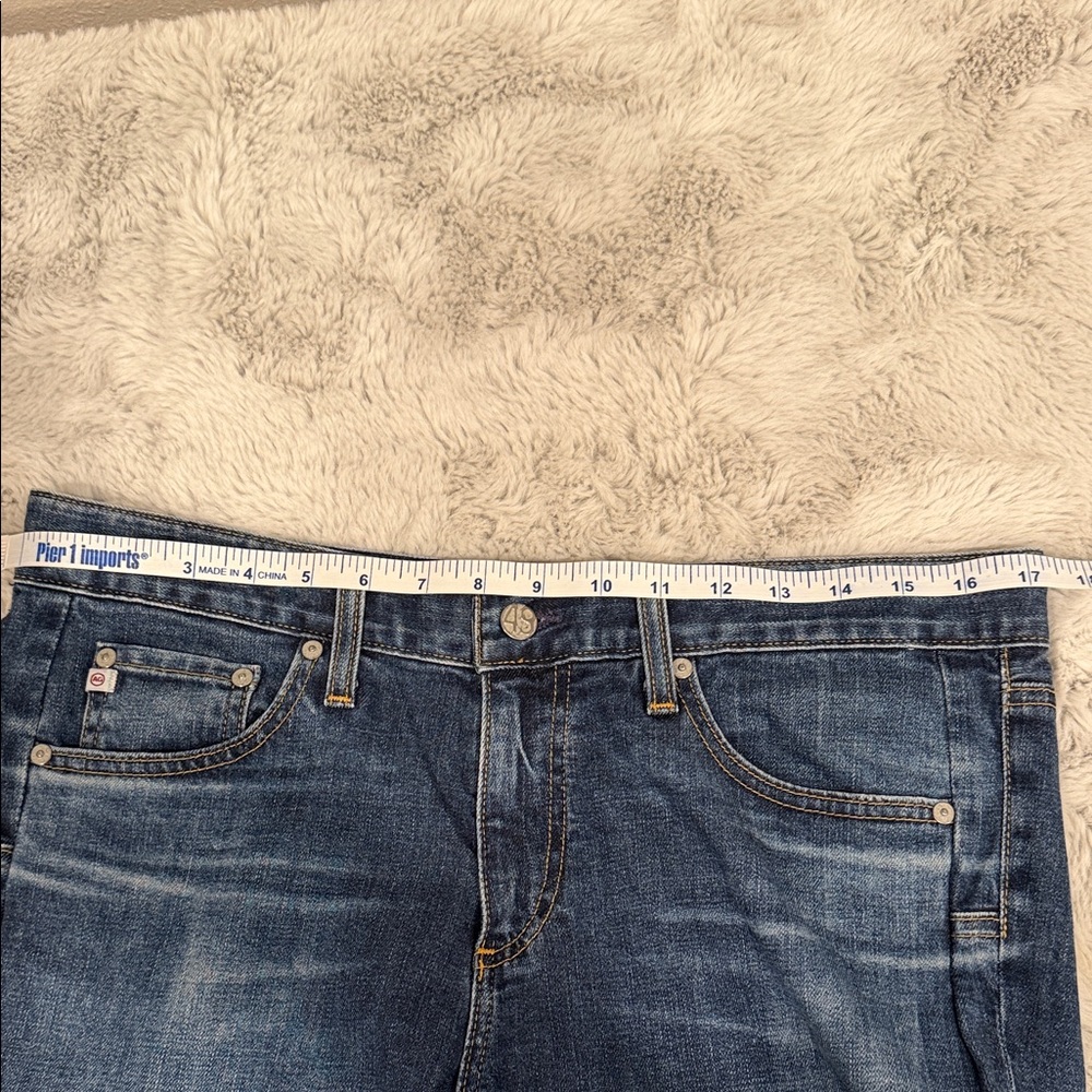 AG Adriano Goldschmied Beau Slouchy Skinny High Rise Jeans Dark Wash 30 - Picture 8 of 13